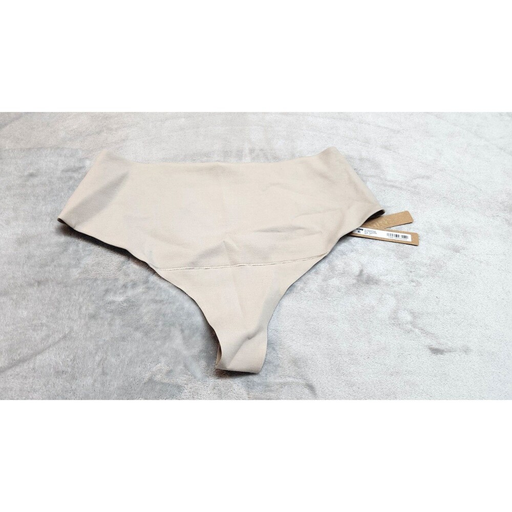 NWT Skims XL Linen Cotton Shapewear High Waisted Thong‎ PN-THG-9479W NWT